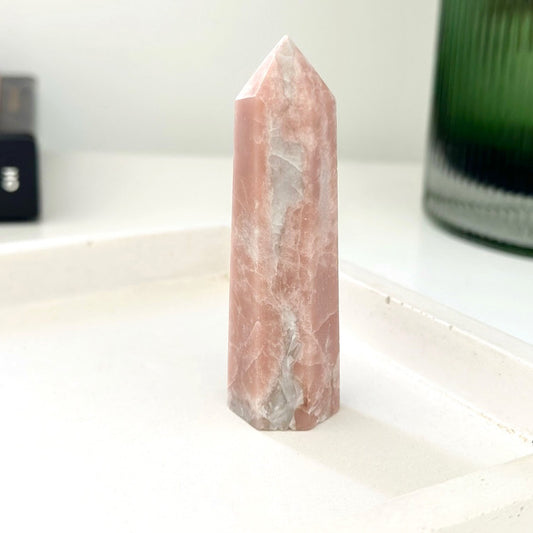 Pink Opal Tower 8.1cm