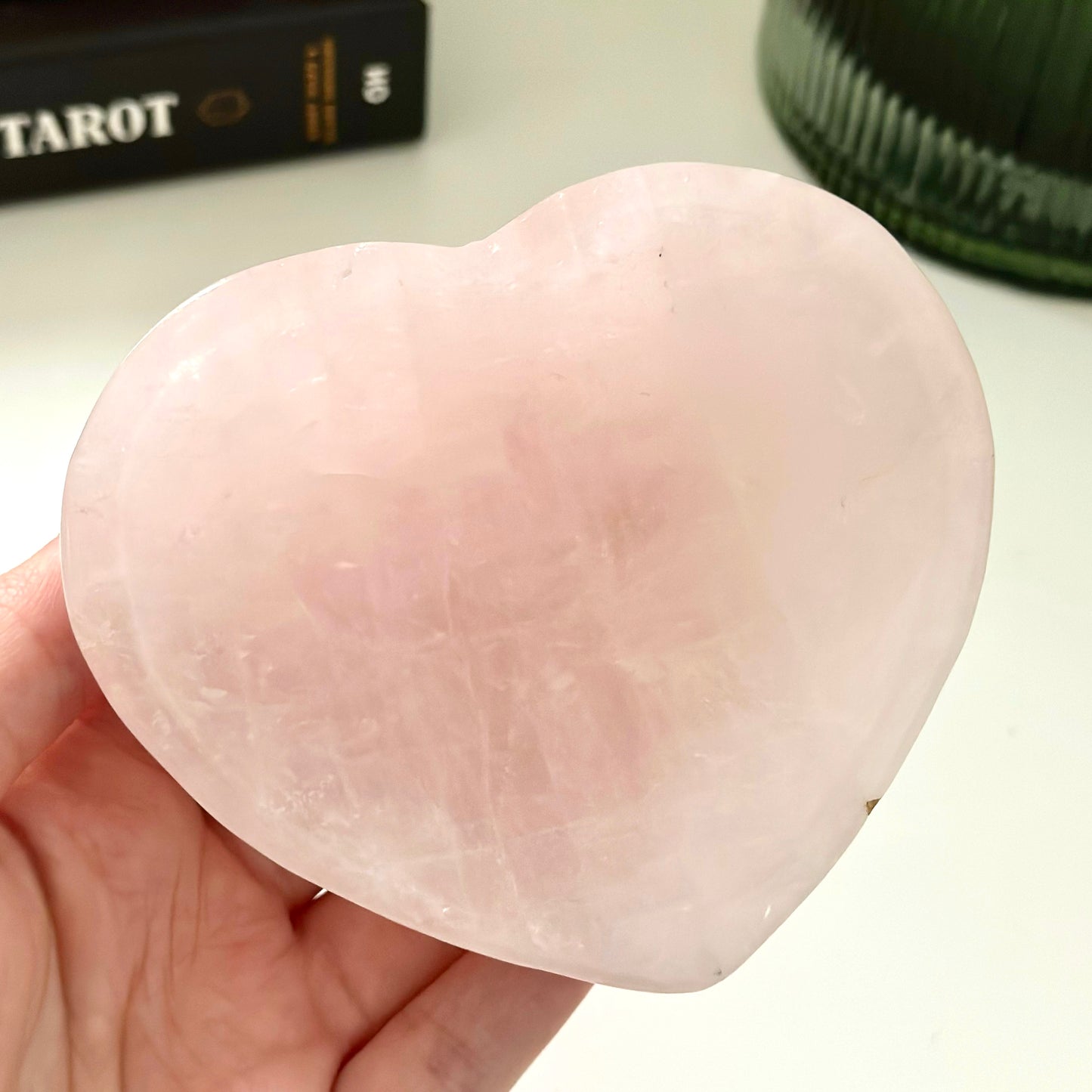 Rose Quartz Heart Bowl