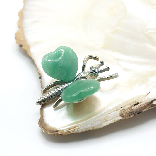 Green Aventurine Butterfly