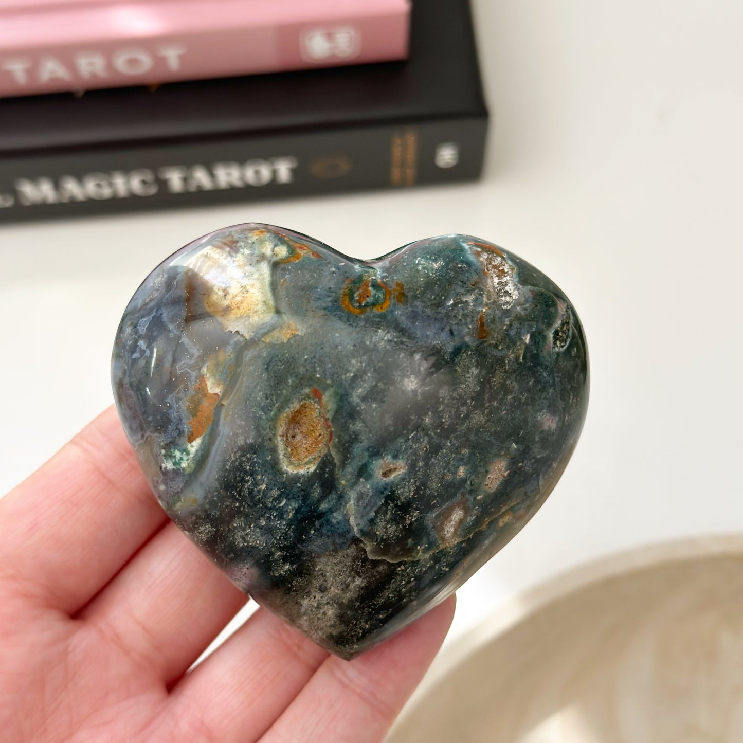 Ocean Jasper Heart