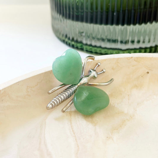 Green Aventurine Butterfly