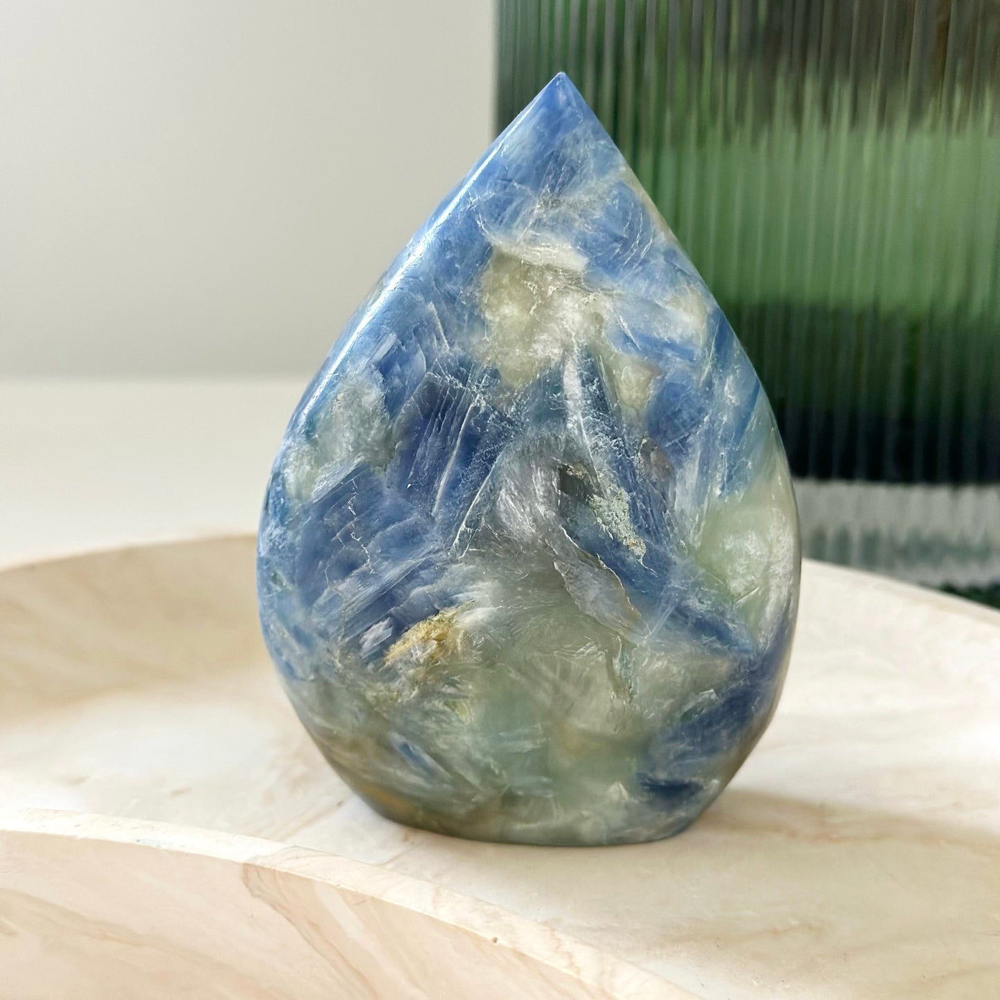 Blue Kyanite Flame - Very Unique!