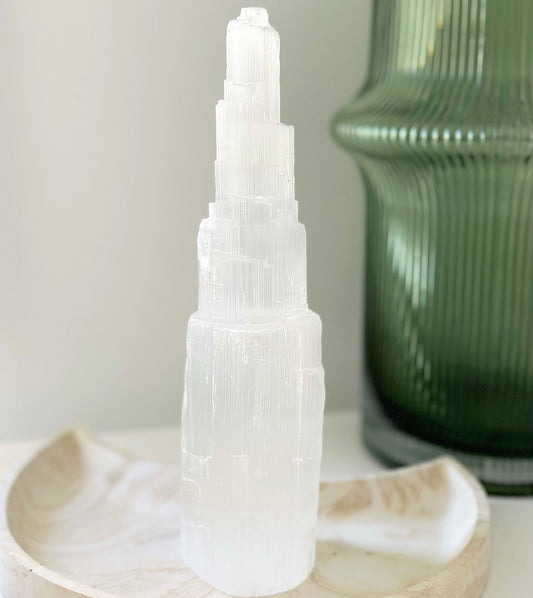 Selenite Tower 20cm