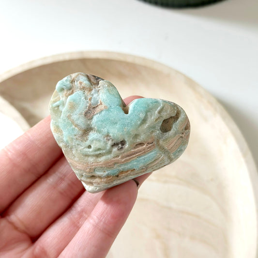 Hemimorphite Heart - 6cm