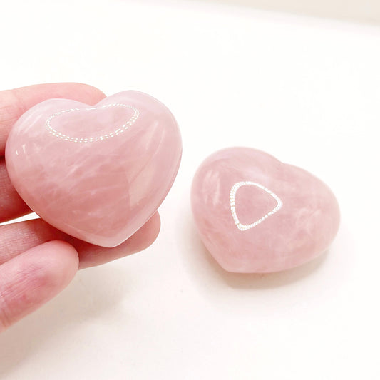 Rose Quartz Heart