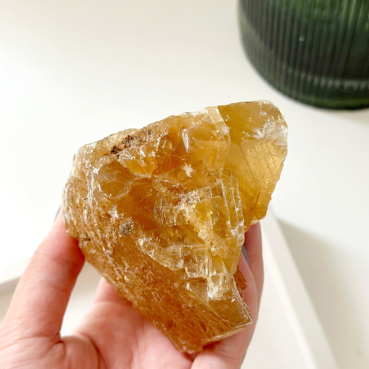 Honey Calcite Rough