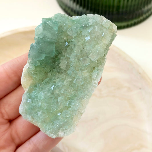 Green Fluorite Cluster