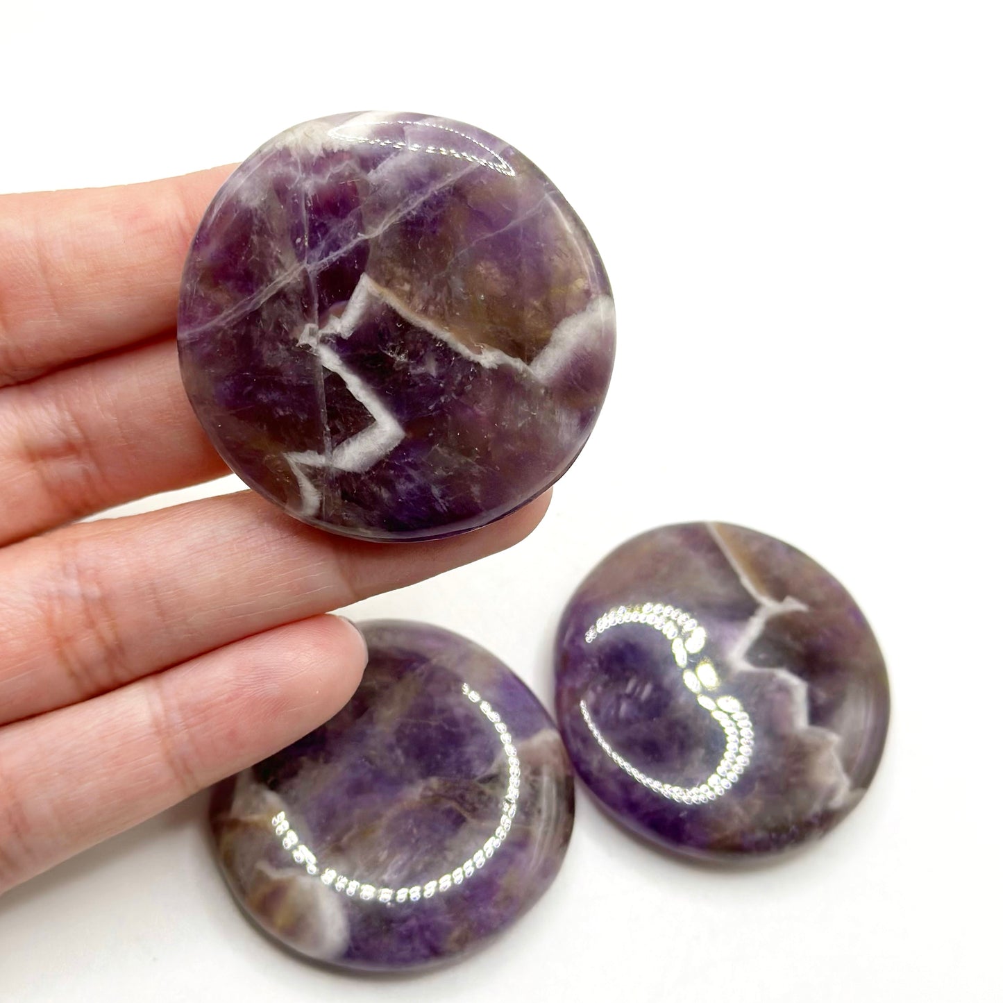 Amethyst Pocket Palm Stone