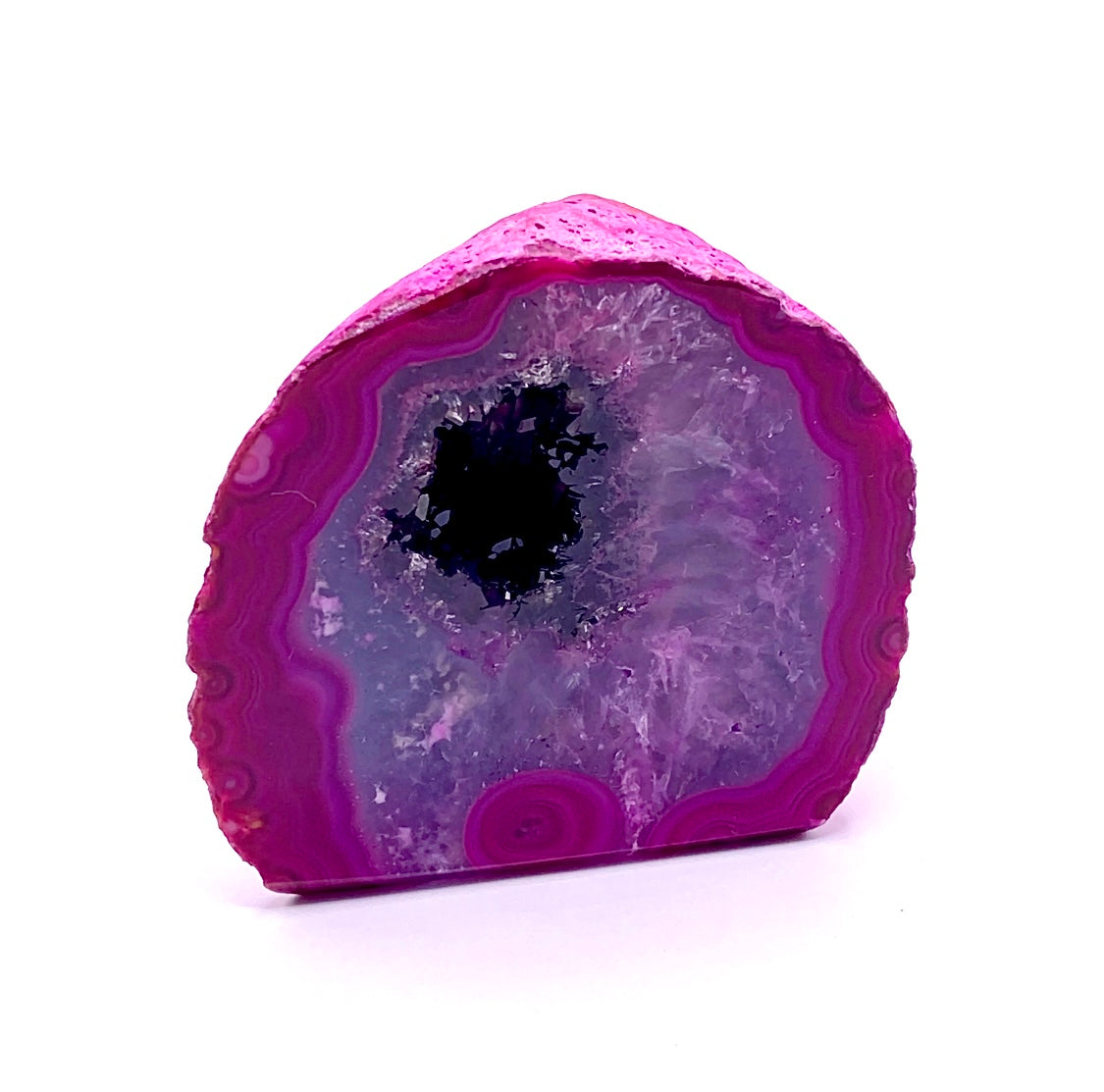 Pink Agate Geode