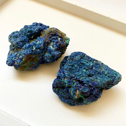 Azurite and Malachite Rough