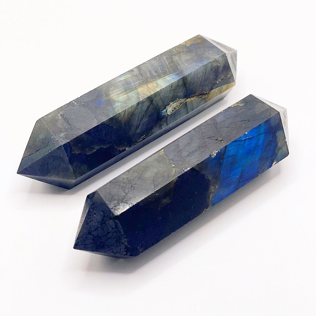 Labradorite Double Terminated Point