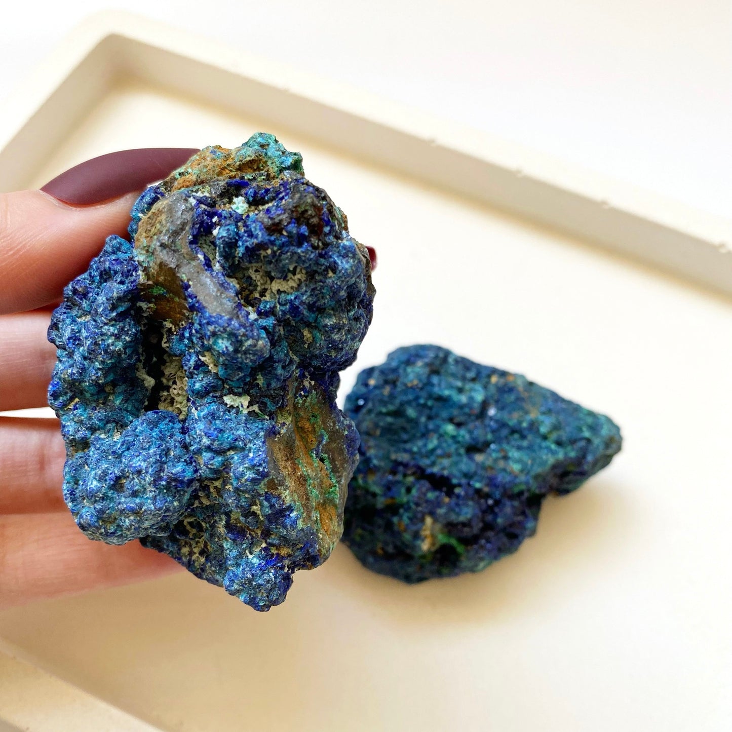 Azurite and Malachite Rough