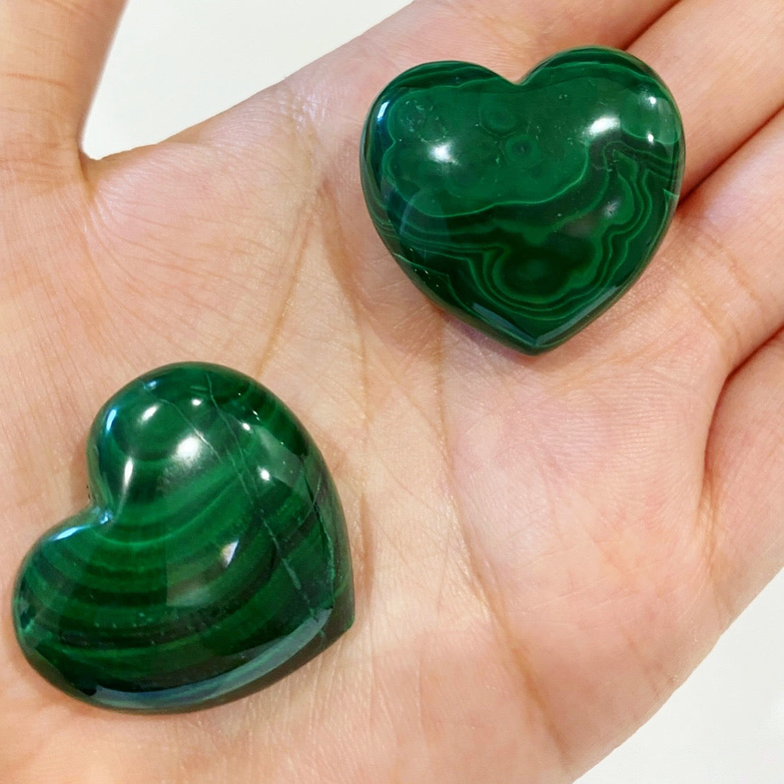 Malachite Heart - Small